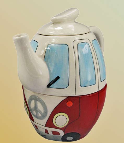 Ceramic-VW-combi-van-teapot-