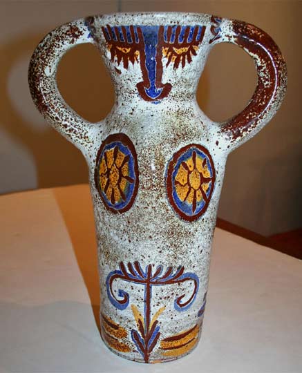 Ceramic-Vase-by-Accolay---Gueridon,-Brooklyn---14-inches