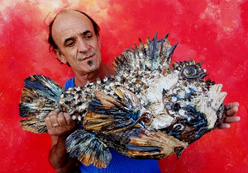 Large-ceramic-fish Sylvan Bongard , Portugal