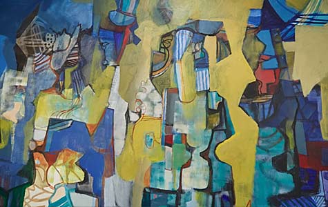 Art-Basel-in-Miami-Beach_-2015_-Survey_-Bergamin-_-Gomide - Abstract painting by Roberto-Burle-Marx