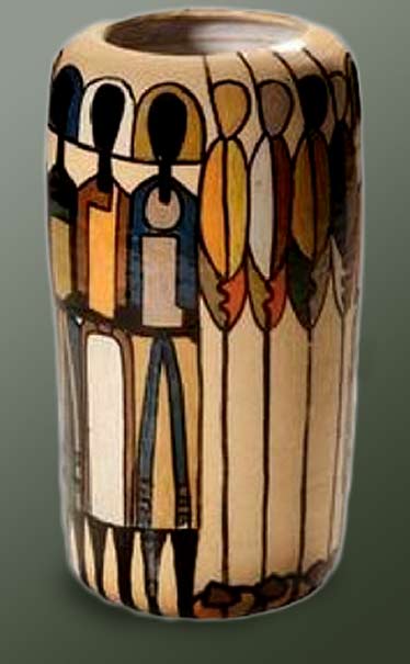 Bruno-Sserunkuuma Uganadan pottery vase