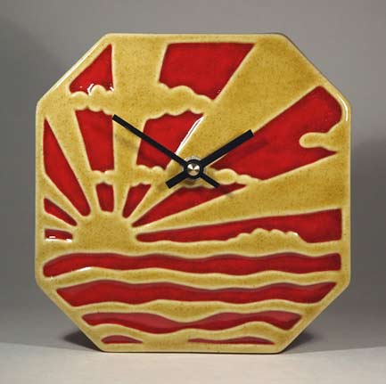 Echo-of-Deco-Art-Deco-Inspired-Sunburst-&-Clouds-Wall-Clock