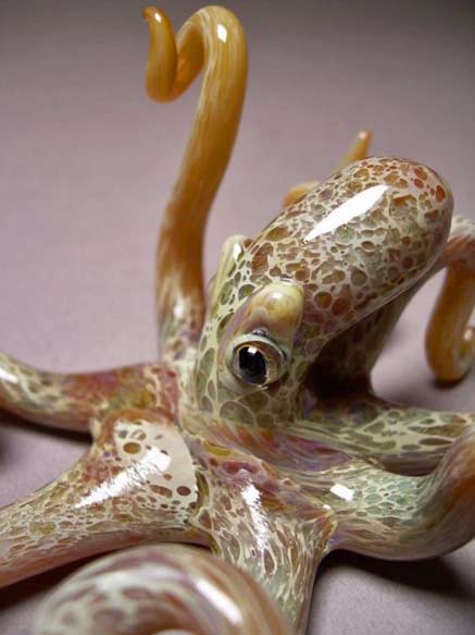 Octopus-Sculpture-Art-Realistic-Eyes-glass-octopus-by-Glassnfire---etsy