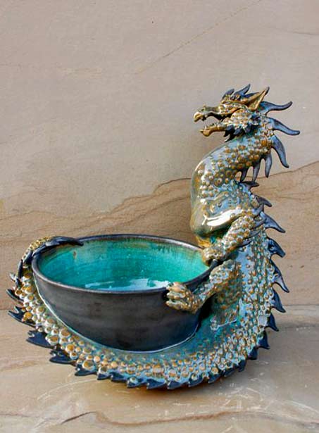 tile-goddess-ceramic-sculptures dragon bowl - Joy Munshower