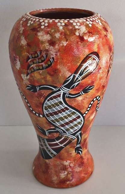 Aboriginal-Vase-Orange-tatiana_lou