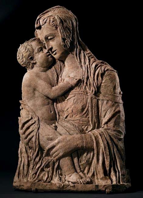Donatello - Madonna and child sculpture