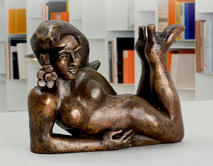 Elvira-Bach---Skulptur-'China-Girl'-(2007),-..