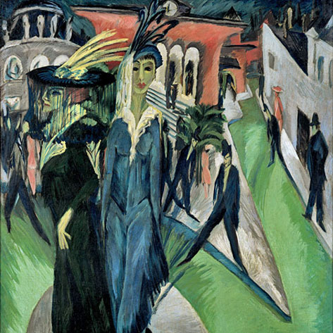  German painter - Ernst-Ludwig-Kirchner--Posttdamer-Platz