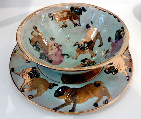 berlin artist Hinrich-Kroeger---golden-pug-cup