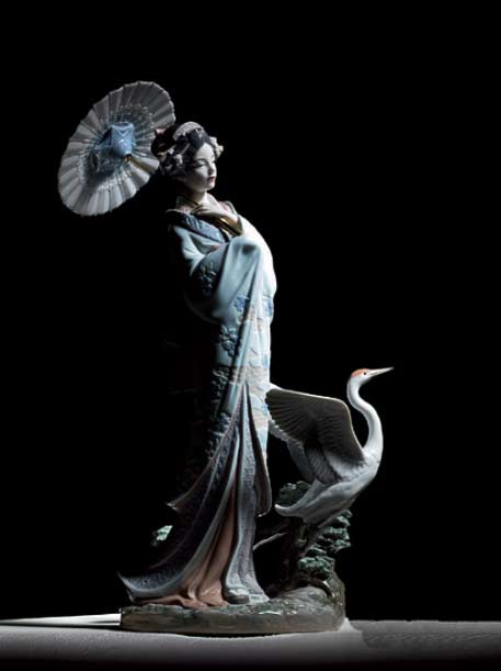 Lladro-Japanese-Portrait---Asian---Decorative-Objects-And-Figurines---Sculpted-By-Miguel-Angel-Santaeulalia---Hand-Made-In-Spain