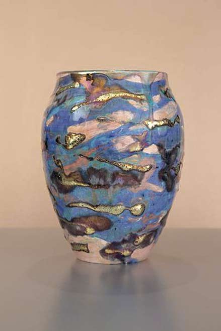 March-Sunrise-lustra glaze vessel by Paul Katrich