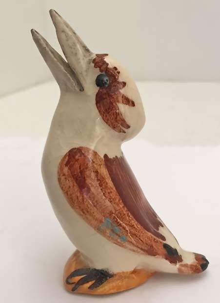 RARE-Vintage-HEBB-Australian-Pottery-Kookaburra-figurine-bananabenders2