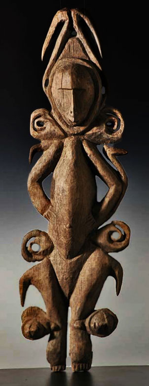 Abelam-Janus-Figure,-Kalabu-Village,-New-Guinea-Art,-Oceanic-Art