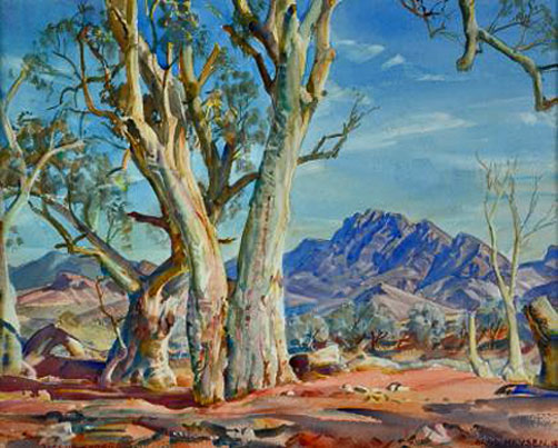 Australian Landscape Art Ceramics And, Well Known Australian Landscape Artists