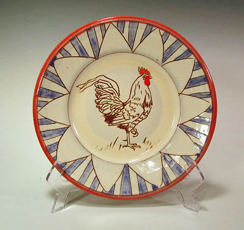 Jessica-Brandl,-2014 rooster motif plate