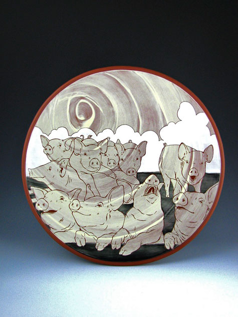 ceramic pig_platter Kip-O’Krongly