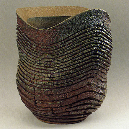 primitivism_01Tsumiage-Kaki-(Flower-Vase)Yamamoto-Izuru