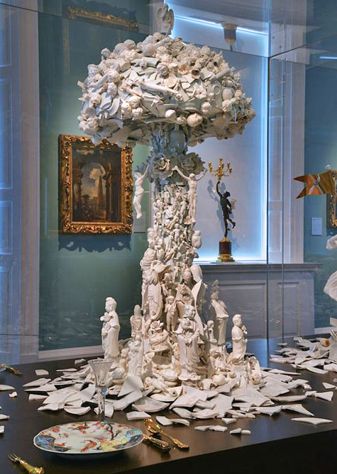 Bouke-de-Vries-#ceramics-#porcelain-[war-&-pieces-(cloud),-18th,-19th,-20th-century-,-2012