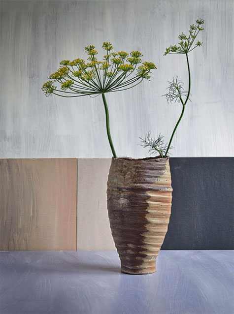 Catherine-White---2009-Summer-Solstice-Horizontally Ribbed-Vase