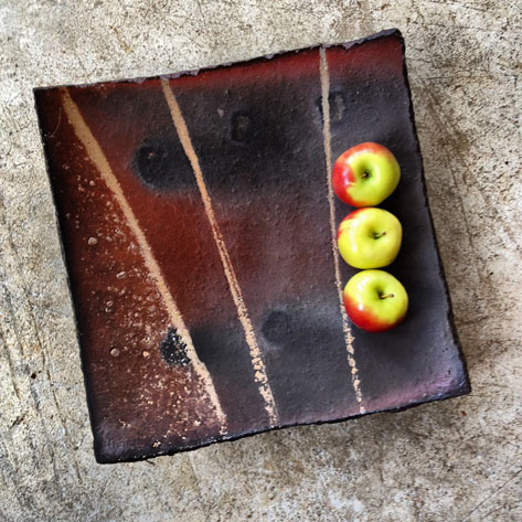 Catherine-White-square platter with small apples