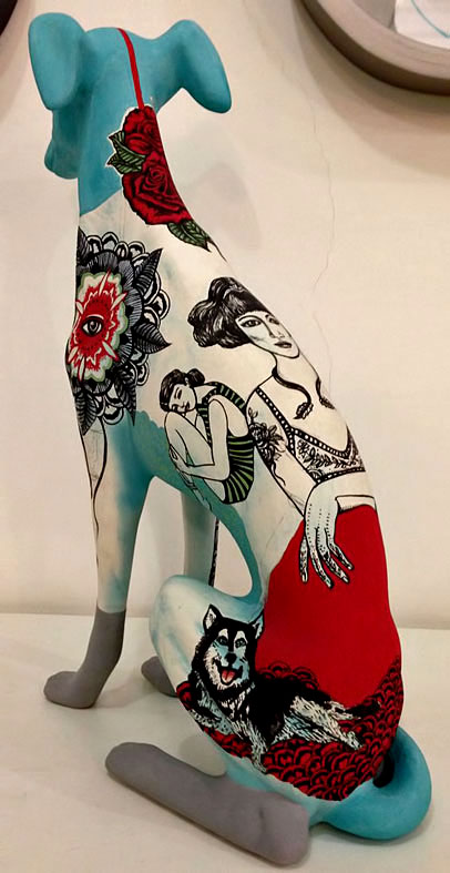 Ceramic-whippet---Evelyn-Tannus--