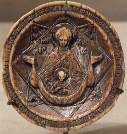 Disk-from-an-Ivory-Panagiarion-with-the-Virgin-and-Child-in-the-Metropolitan-Museum-of-Art--January-2011---Flickr---Photo-Sharing-