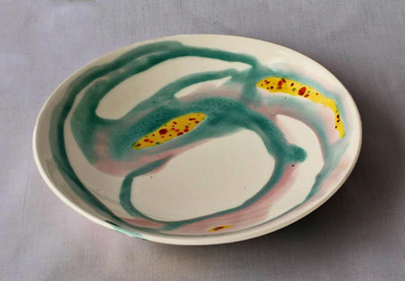 Elnaz-Nourizadeh-ceramic plate Nature-Boy-Nrth