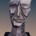 Elnaz-Nourizedah-sculpture abstract head