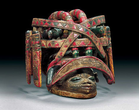 Ethnic-Artifacts,-Headdress-Oro,-Efe-Headdresses,-Headdress-Ketu,-Joker-Headdress,