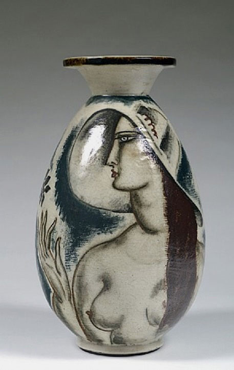 Nude-female-motif-vase_rene-buthaud, France