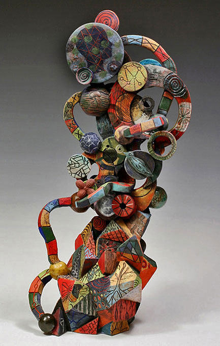 Tiffany-Schmierer_Links_300 abstract sculpture polychrome