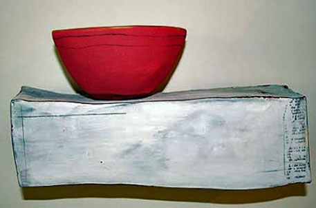 nancyselvin_red bowl on ceramic support base