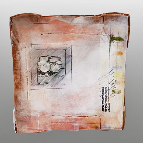 selvin_nancy-untitlled_2000_earthenware_square ceramic mix media art