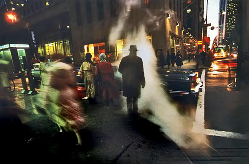 'A-picture-is-the-expression-of-an-impression - Ernst Haas -- people on NY street