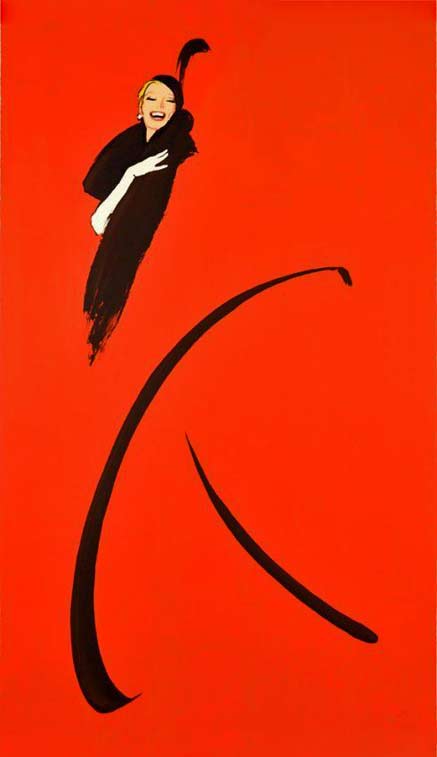 poster-art French fashion illustrator Rene Gruau