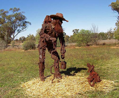 swagman-and-dog-scrap-metal-sculpture-by-andrew-whitehead-in-2012