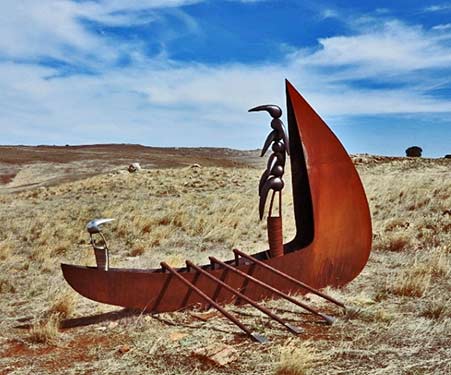 2016 nicholas-uhlmann-the-hood-iii boat sculpture