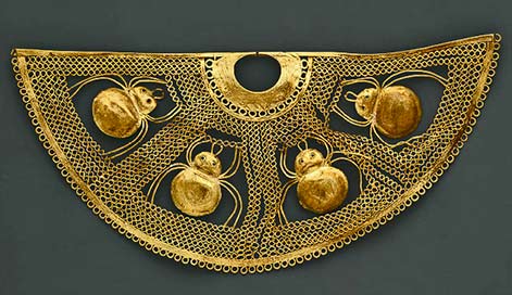 1st century B.C. – A.D. 2nd century Peru - nose ornament - MET