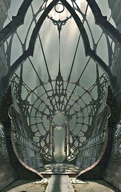 spider web art-nouveau-gothique
