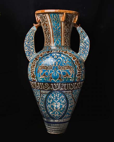 turquoise Alhambra vase barakat-gallery-store