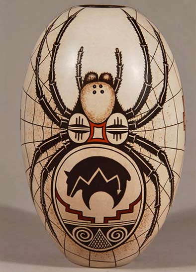 hopi-polychrome-tall-jar-with-spider-design-by-burel-naha