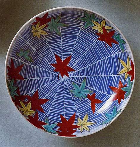 maple-leaves-and-spider-web-period edo