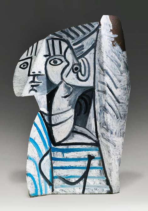 pablo-picasso-1881-1973-sylvette sculpture bust