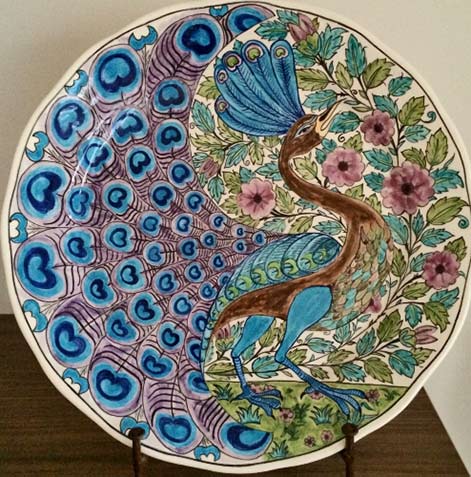 peacock-in-feathers-plate-danielle-adjoubel