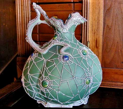 rare-nippon-moriage-spider-jug