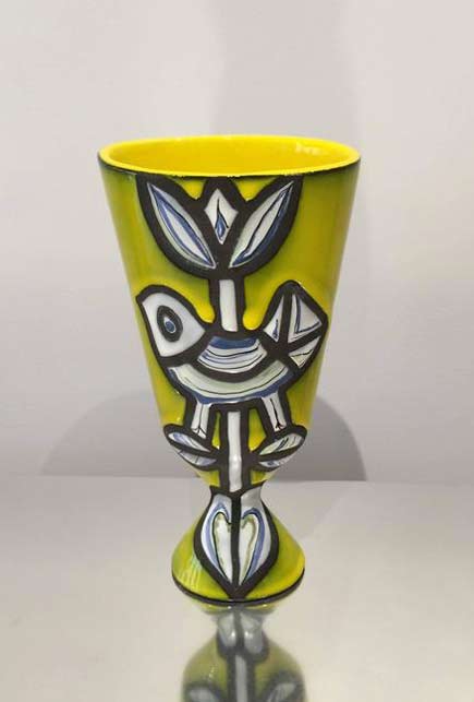 roger-capron-yellow-bird-vase-1958-galerie-sandy-toupenet-paris