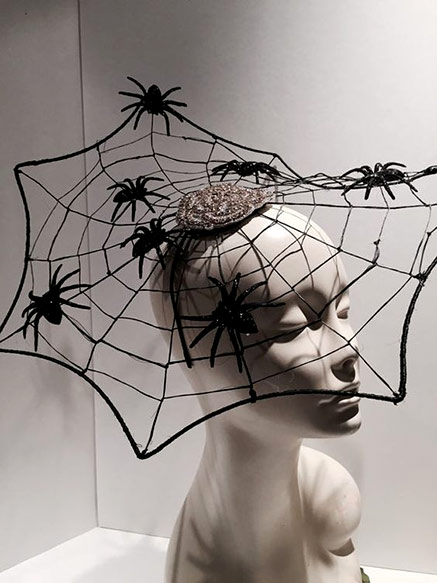 Spider Web Fascinator/hat