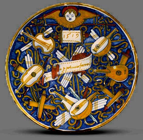 workshop-of-master-giorgio-italian-gubbio-1519-dish-with-musical-instruments
