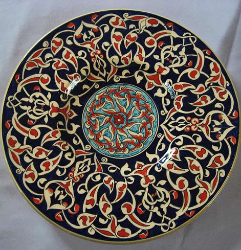 arabesques-danielle-adjoubel ceramic plate