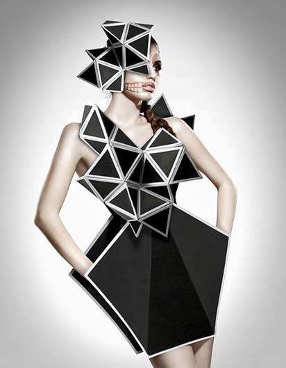 Futuristic Utopian fashion innovations